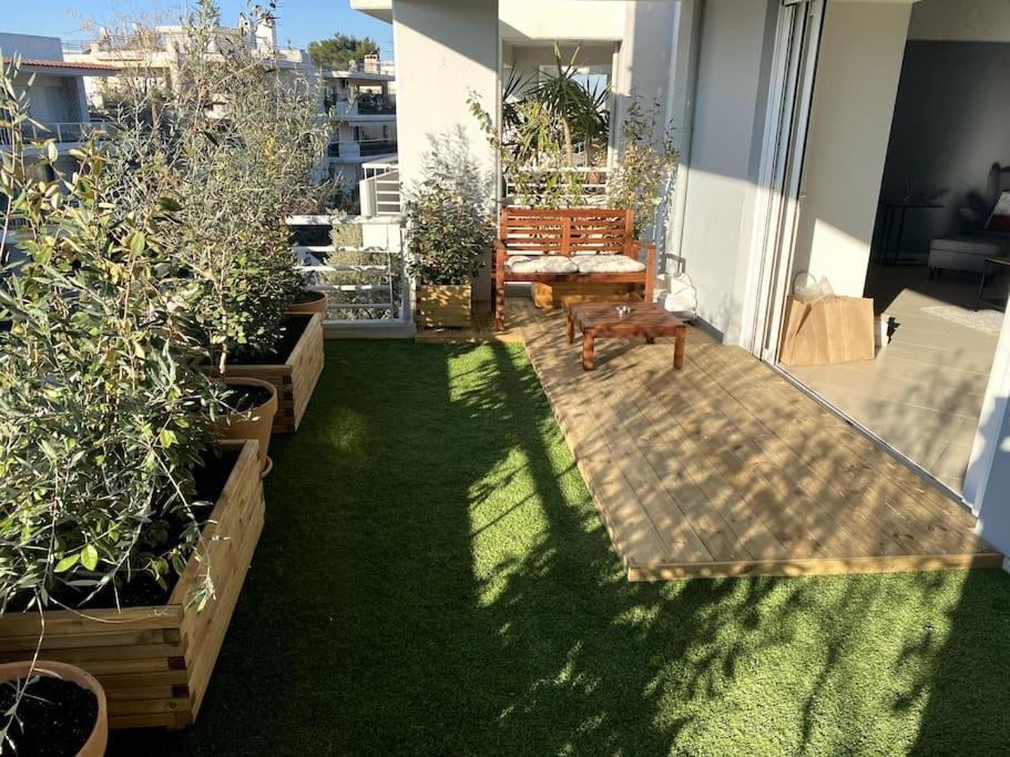 Spacious And Sunkissed 3Br & 2 Bathrooms Apartment Athen Exterior foto