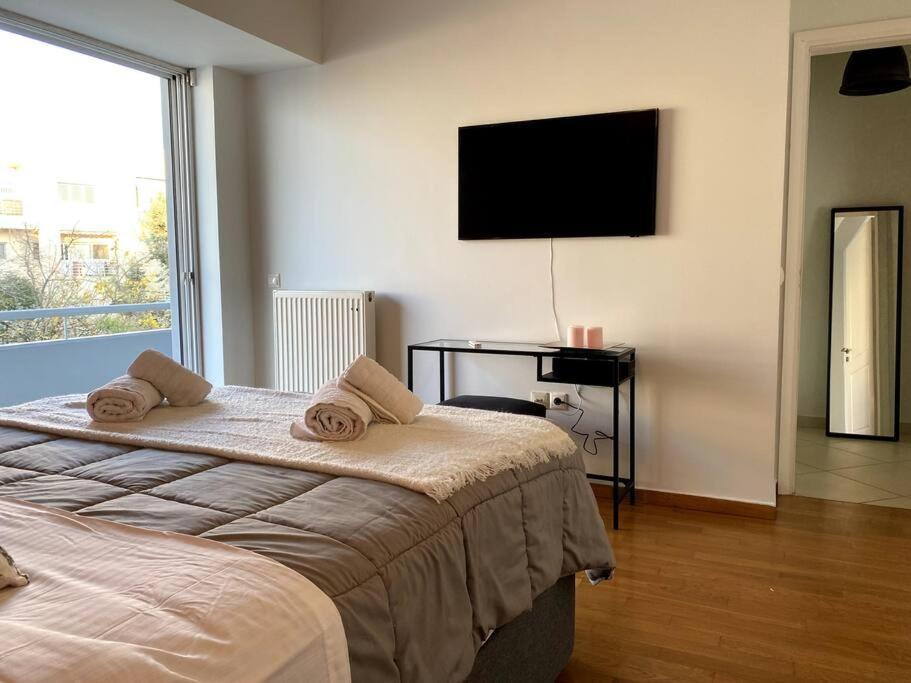 Spacious And Sunkissed 3Br & 2 Bathrooms Apartment Athen Exterior foto