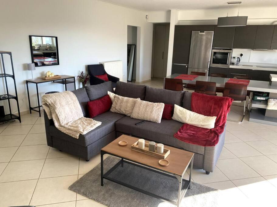 Spacious And Sunkissed 3Br & 2 Bathrooms Apartment Athen Exterior foto